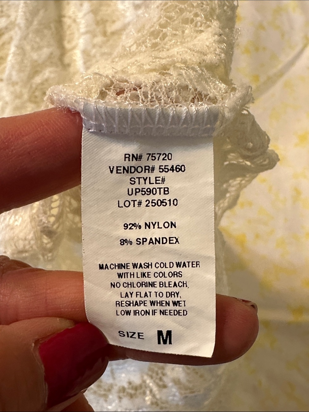 BKE Lace Racerback Tank Top - Picture 8 of 8